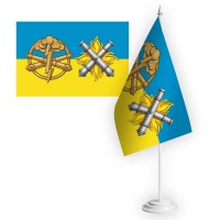 Настільний прапорець 27 ОАБр та знак РВіА